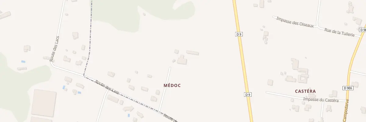 Plan du 328 Rte des Lacs à Fontet
