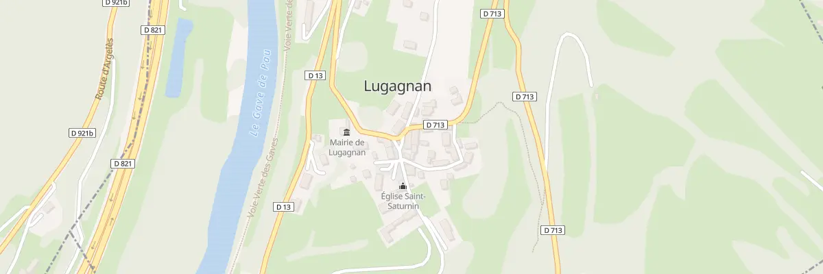 Plan du 14 Pl de la Carrere à Lugagnan