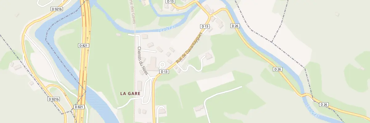 Plan du 13 Rue de Davantaygues à Lugagnan
