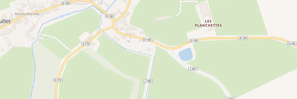 Plan du 5 Rue de Bel Air à Douillet