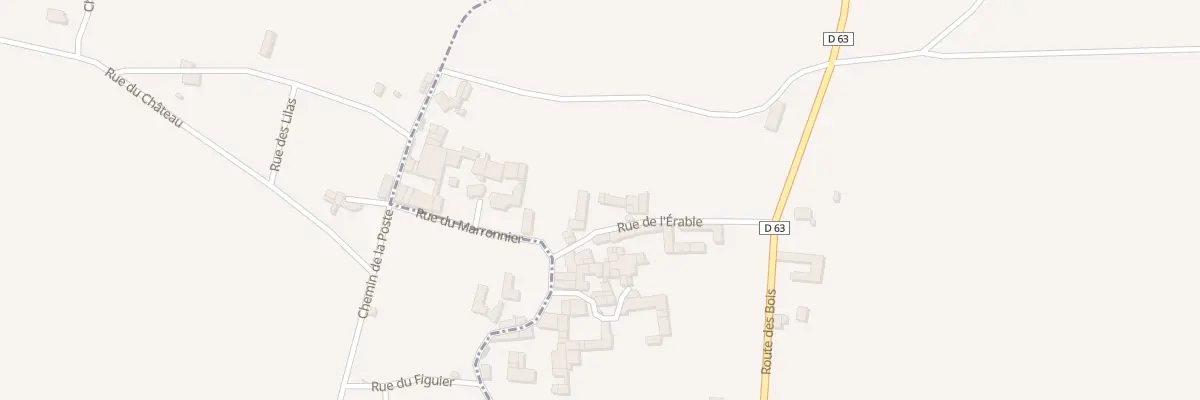 Plan du 5006 Rue de l’Érable à Échallat