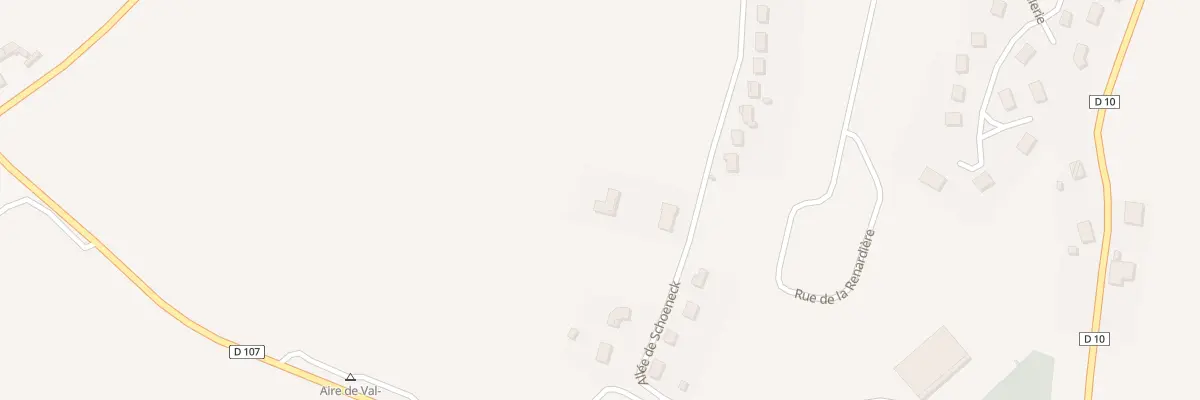 Plan du 17 All de Schoeneck à Val des Vignes