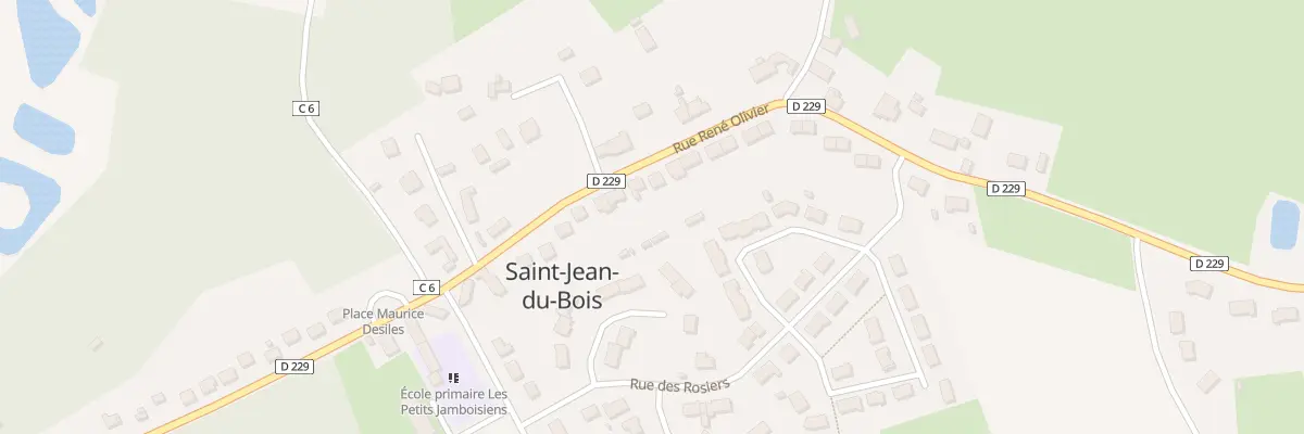 Plan du 7 Rue René Olivier à Saint-Jean-du-Bois
