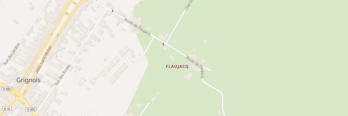 Plan du 316 Rte de Flaujacq à Grignols