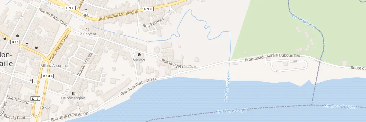 Plan du 2 Rue Rouget de l’Isle à Castillon-la-Bataille