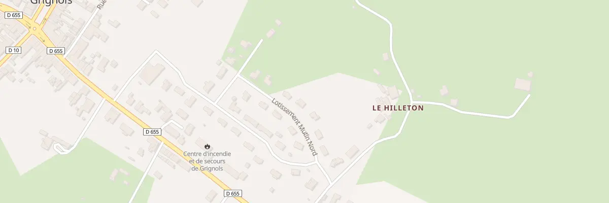 Plan du 5 Lot Mutin Nord à Grignols