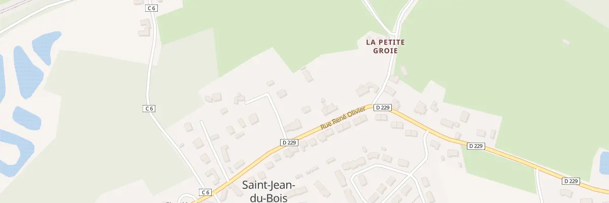 Plan du 6B Rue René Olivier à Saint-Jean-du-Bois