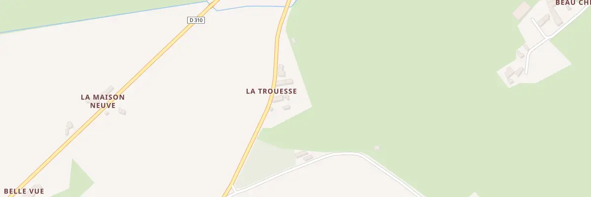 Plan du 5130 La Trouesse à Montreuil-le-Chétif