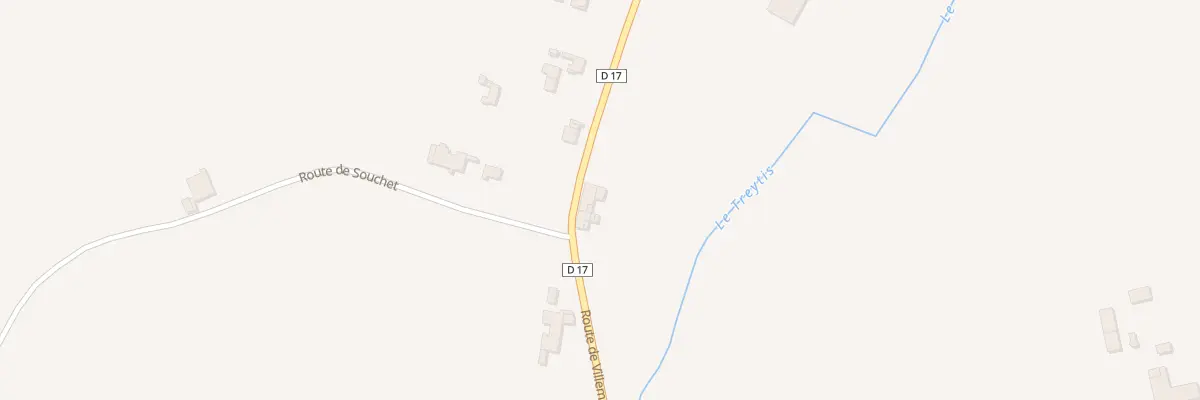 Plan du 17 Rte de Villemartin à Mouliets-et-Villemartin