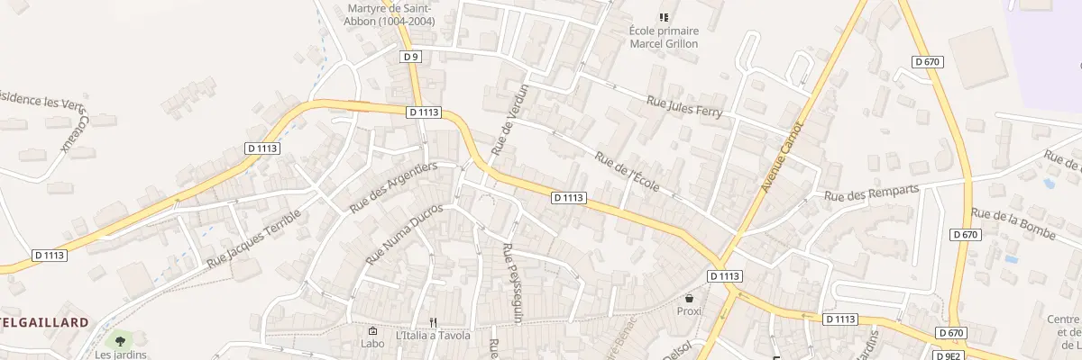 Plan du 49 Rue Gambetta à La Réole