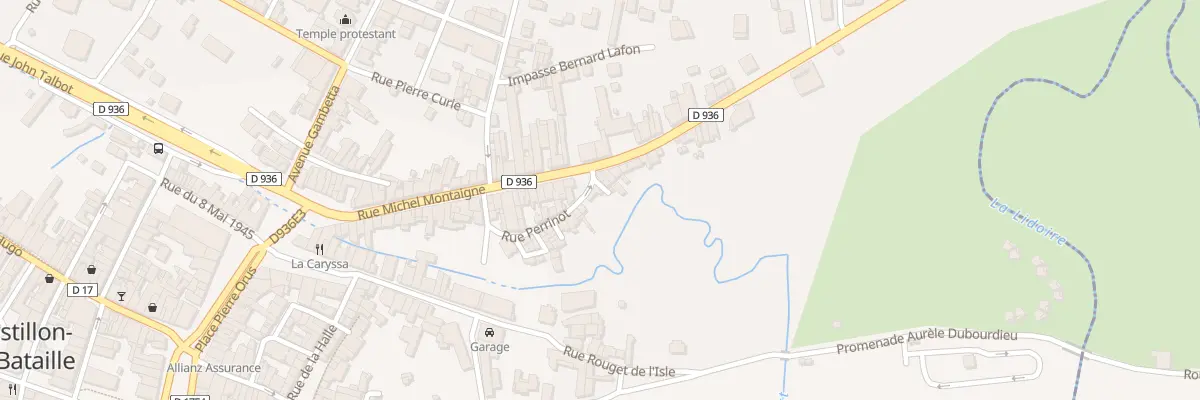 Plan du 48B Rue Perrinot à Castillon-la-Bataille