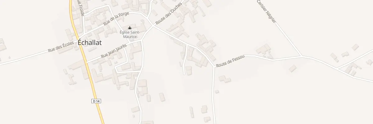 Plan du 5202 Rte du Fessou à Échallat