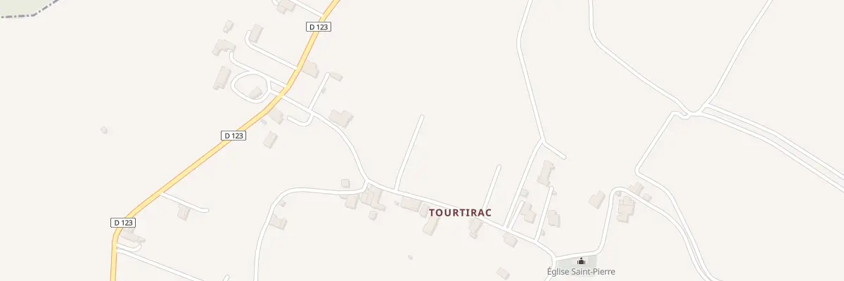 Plan du 189 Tourtirac à Gardegan-et-Tourtirac
