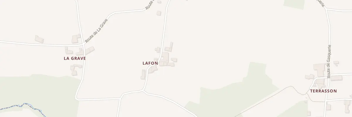 Plan du 54 Lafon à Tayac