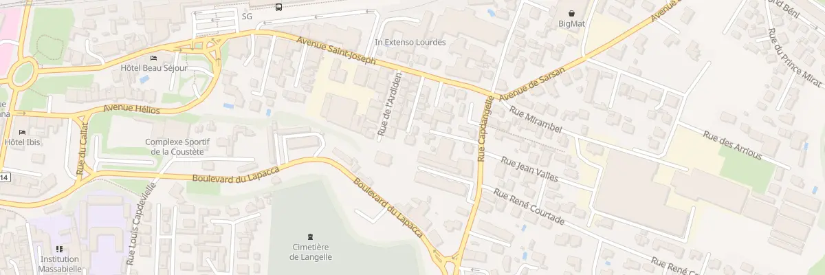 Plan du 7 Rue du Gabizos à Lourdes