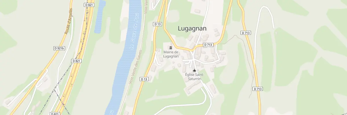 Plan du 4 Rue du Lavoir à Lugagnan