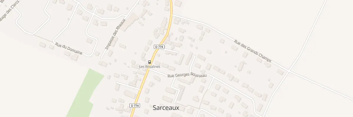Plan du 2 Imp Wladimir Martel à Sarceaux
