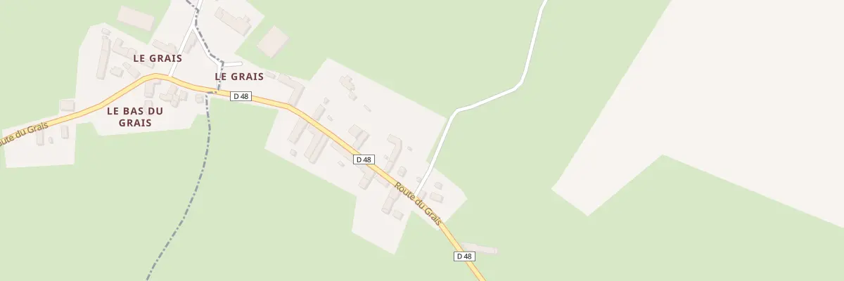 Plan du 4 Le Grais à La Bellière