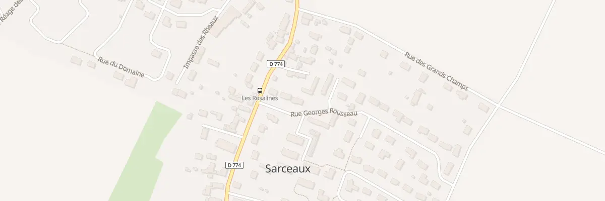 Plan du 5 Rue Georges Rousseau à Sarceaux