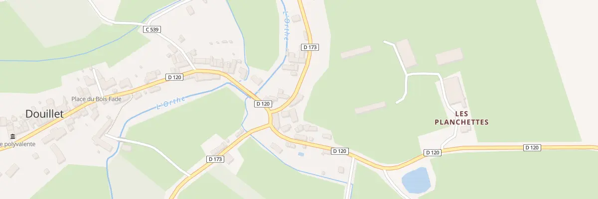 Plan du 3 Rue de More à Douillet