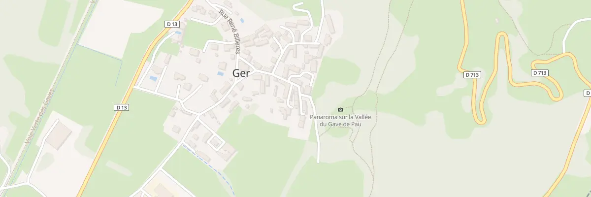Plan du 1 Imp du Puits à Ger