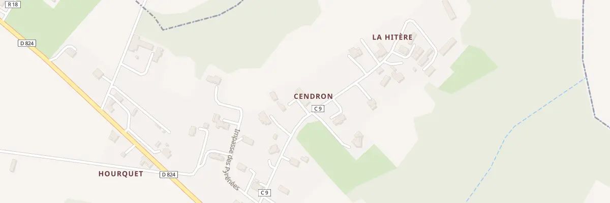 Plan du 5068 Cendron à Larée