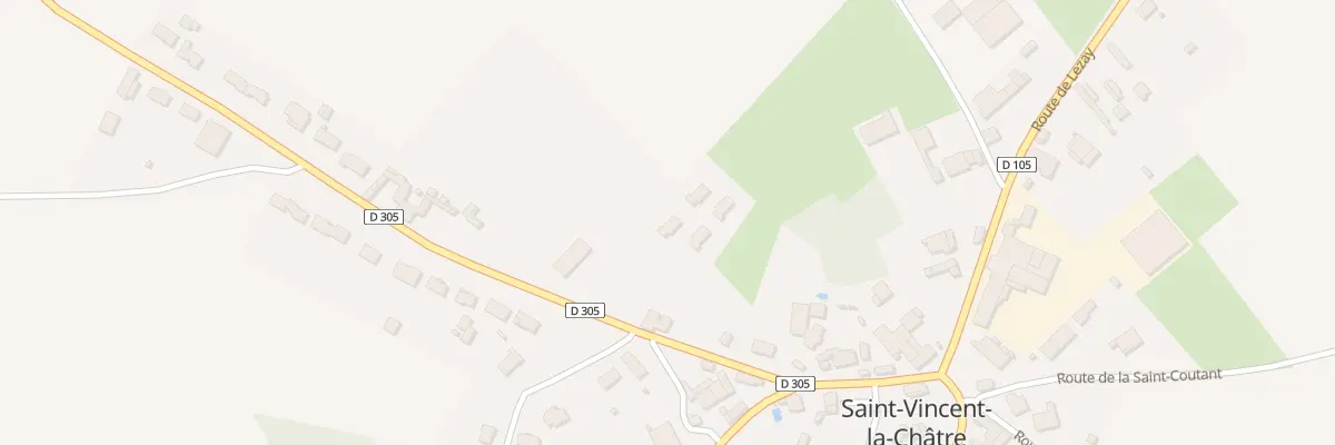 Plan du 23 Rte de Melle à Saint-Vincent-la-Châtre