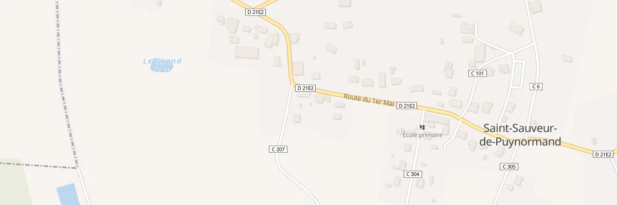 Plan du 2 Rte du 1er Mai à Saint-Sauveur-de-Puynormand