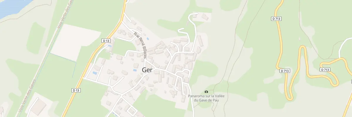 Plan du 2 Rue du Castéra à Ger