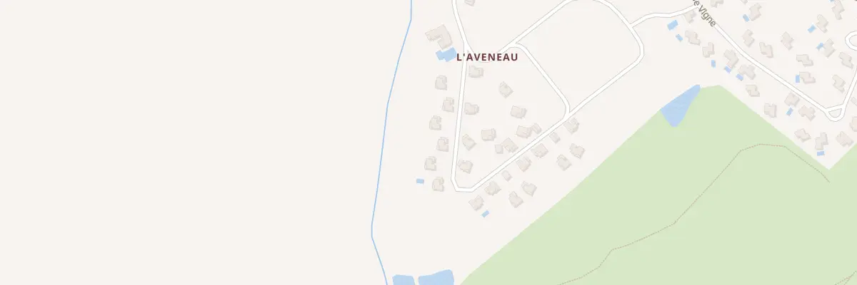 Plan du 7 L’Aveneau à Vasles