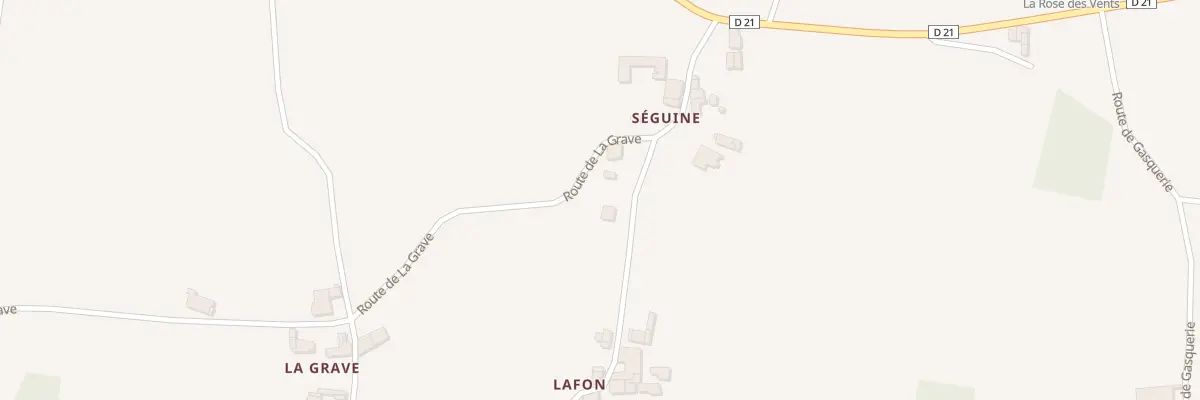Plan du 44 Seguine à Puisseguin