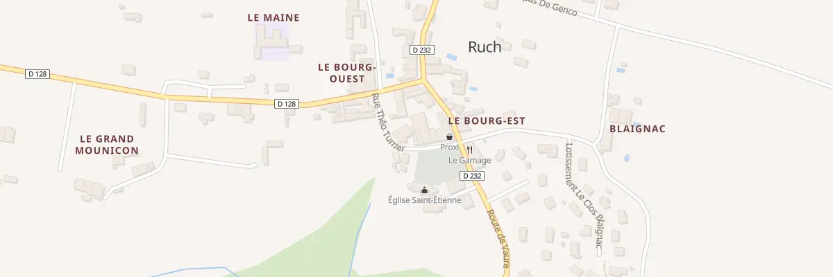 Plan du 54 Rue Théo Turrier à Ruch