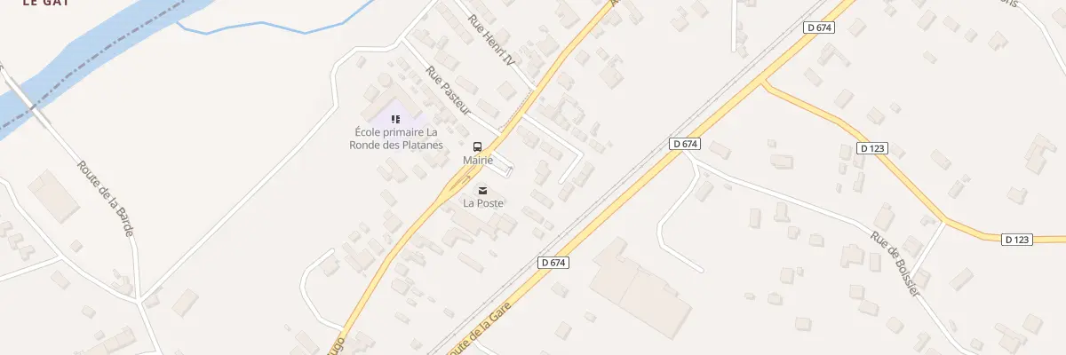 Plan du 12 Rue Pierre Curie aux Églisottes-et-Chalaures
