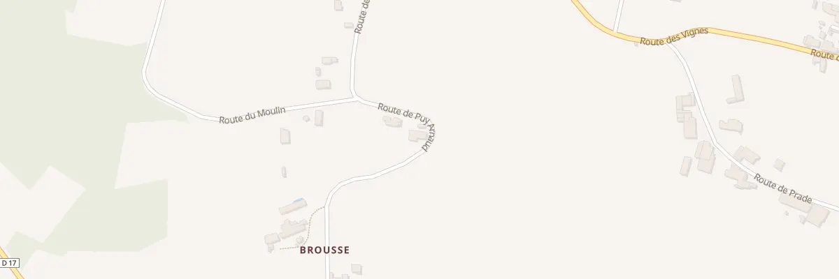 Plan du 151 Brousse-est à Belvès-de-Castillon