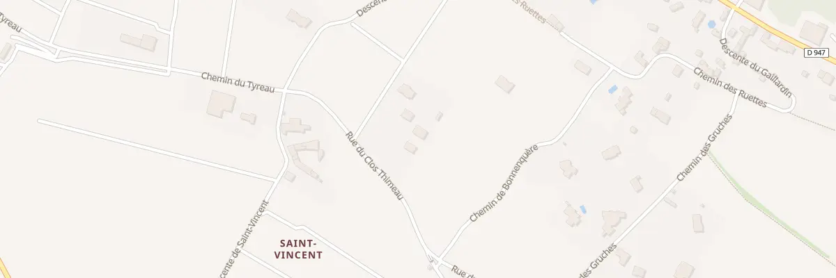 Plan du 135 Rue du Clos Thimeau à Saumur