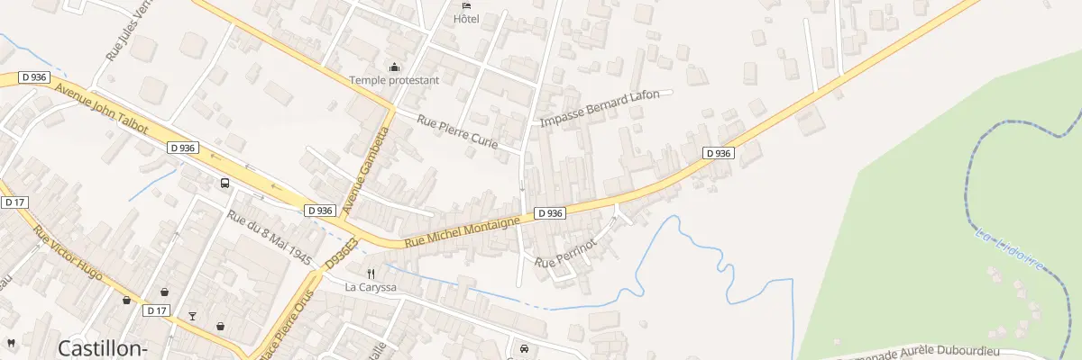 Plan du 49 Rue Michel Montaigne à Castillon-la-Bataille