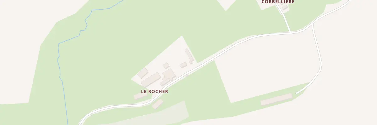 Plan du 5047 Le Rocher à Montreuil-le-Chétif