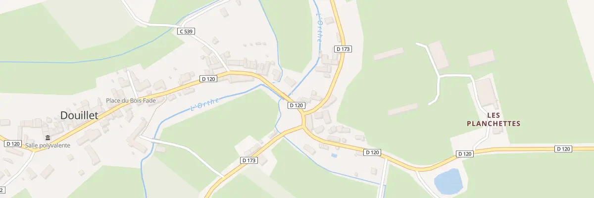 Plan du 72 Rue Robert Triger à Douillet