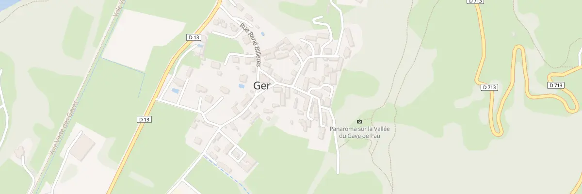 Plan du 2 Che de la Baraillette à Ger