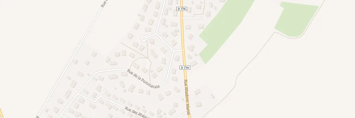 Plan du 1 Rue de la Pommeraie à Sarceaux