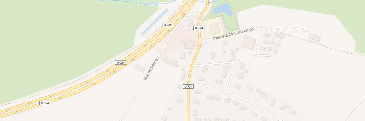 Plan du 3 Rue de Fleuré à Sarceaux