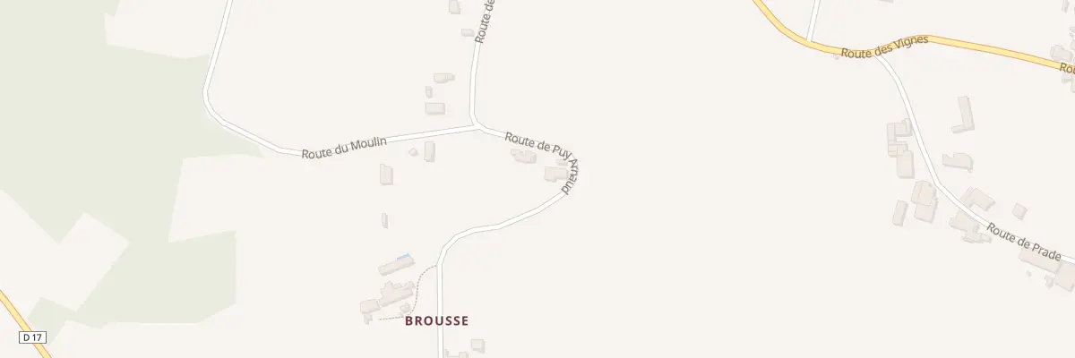 Plan du 68 Brousse-est à Belvès-de-Castillon