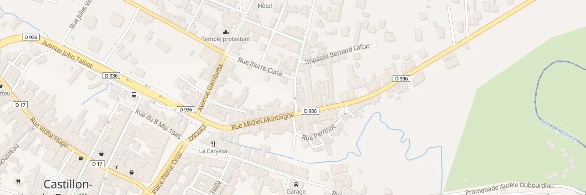 Plan du 43 Rue Michel Montaigne à Castillon-la-Bataille