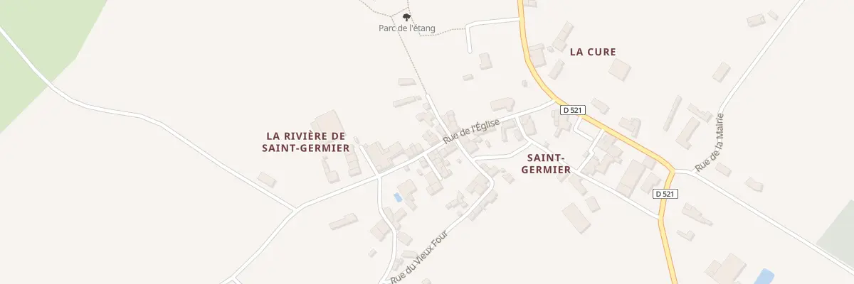 Plan du 6 Rue de l’Eglise à Saint-Germier