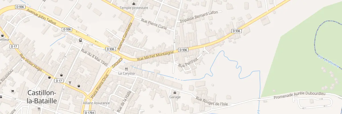 Plan du 48 Rue Michel Montaigne à Castillon-la-Bataille