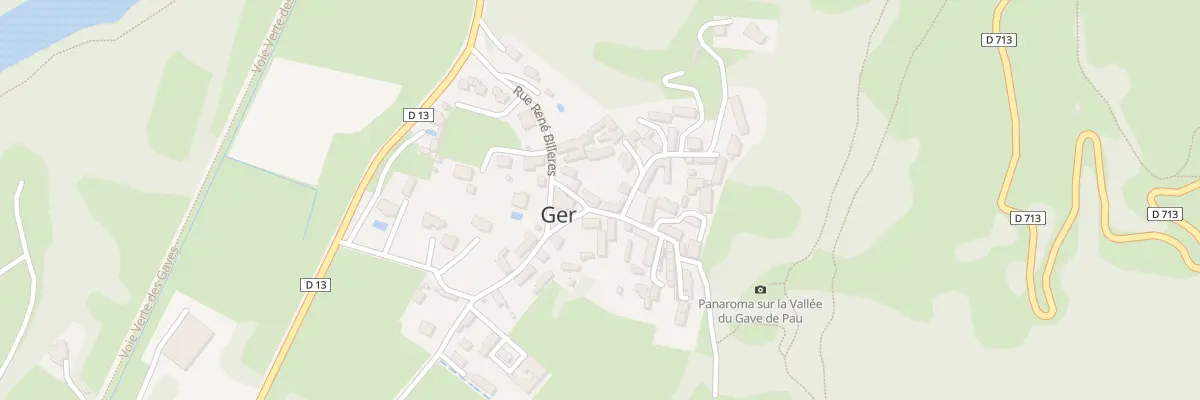 Plan du 3 Pl de l’Eglise à Ger