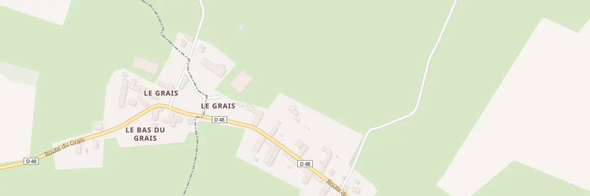 Plan du 1 Le Grais à La Bellière