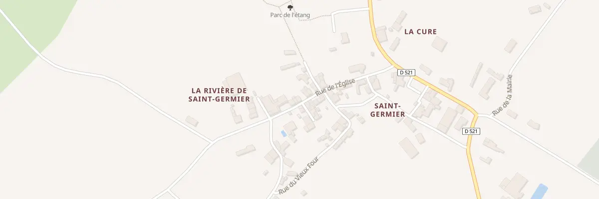 Plan du 8 Rue de l’Eglise à Saint-Germier