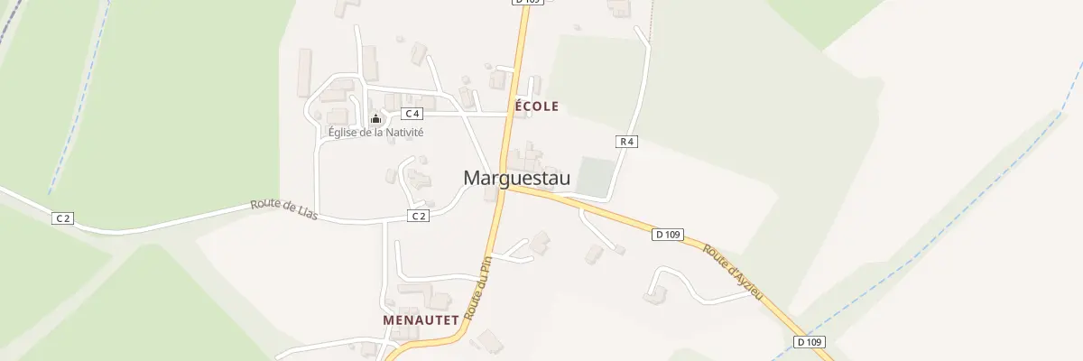 Plan du 27 Rte d’Ayzieu à Marguestau