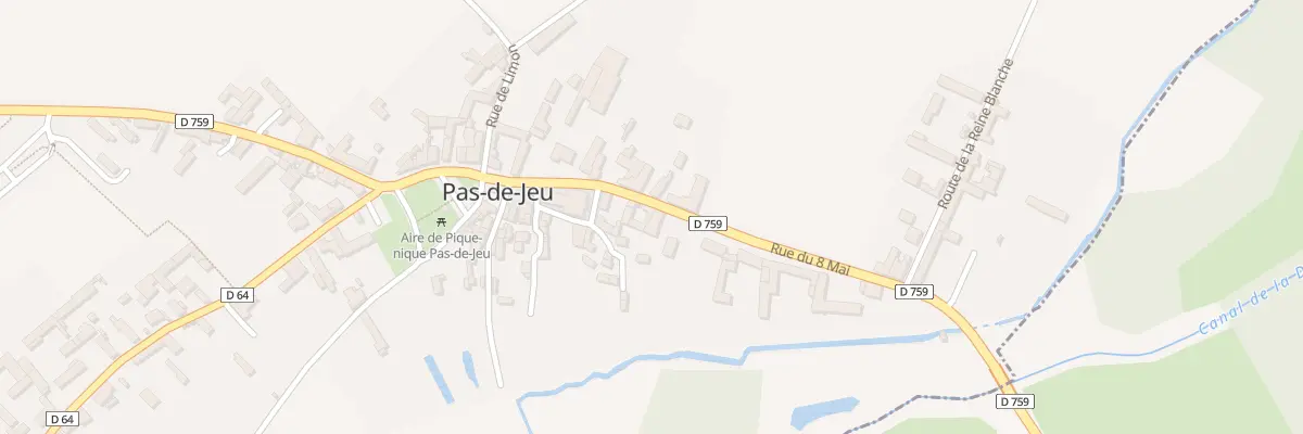 Plan du 5001 Rue du Huit Mai à Pas-de-Jeu